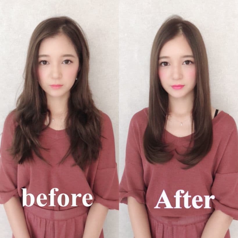 トリートメントのビフォアアフター
