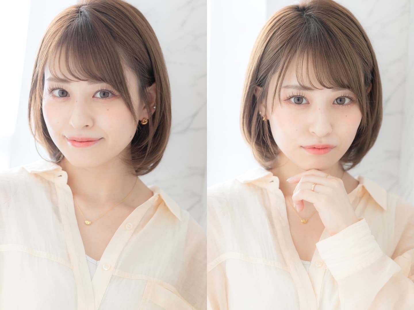 ショートヘアスタイル写真