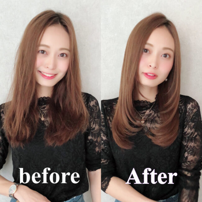 髪質改善トリートメントBefore→After