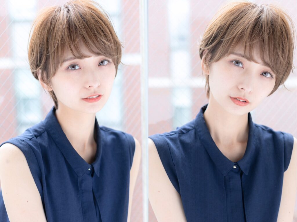 ショートヘアスタイル